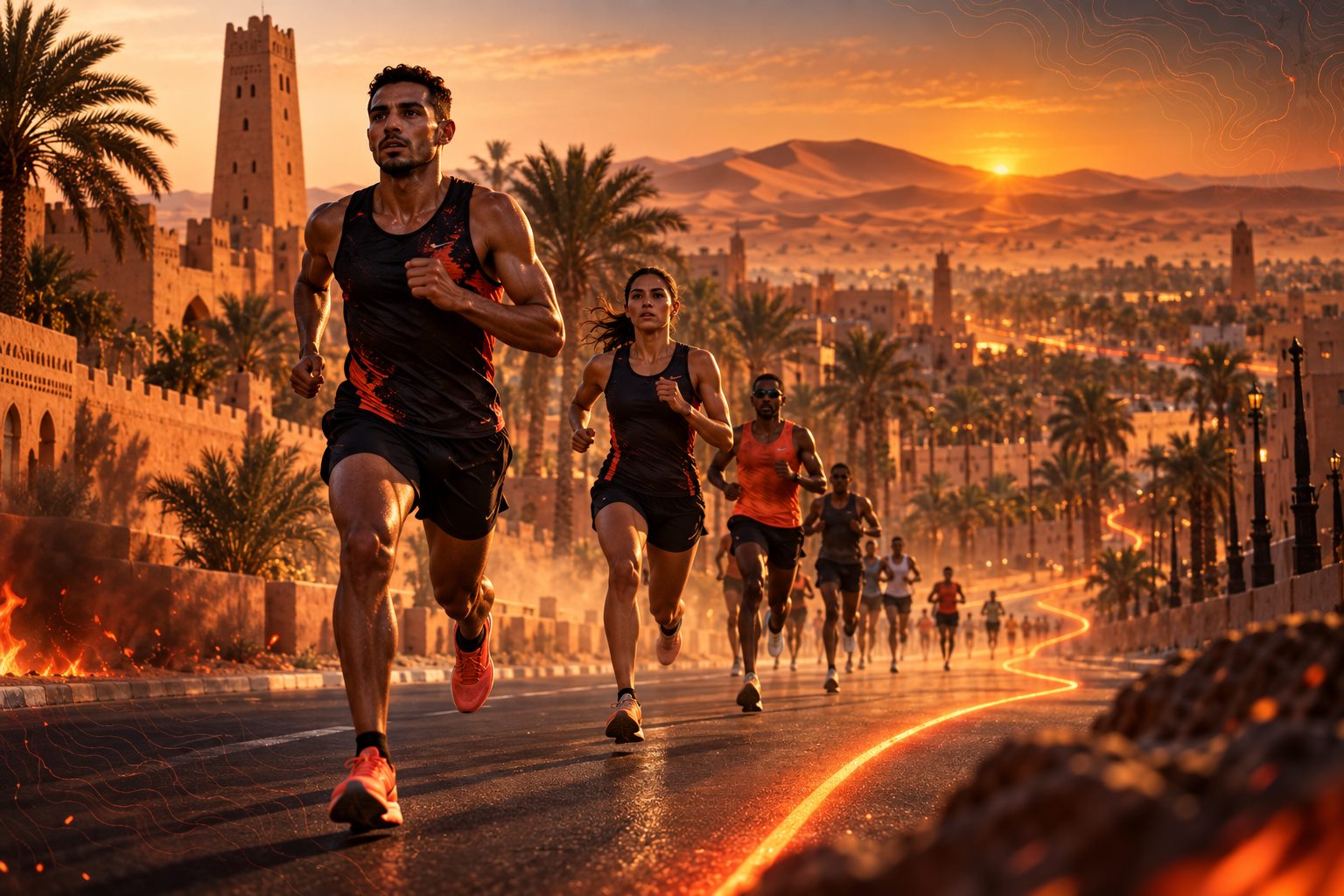 Semi-Marathon d’Ouargla — race banner