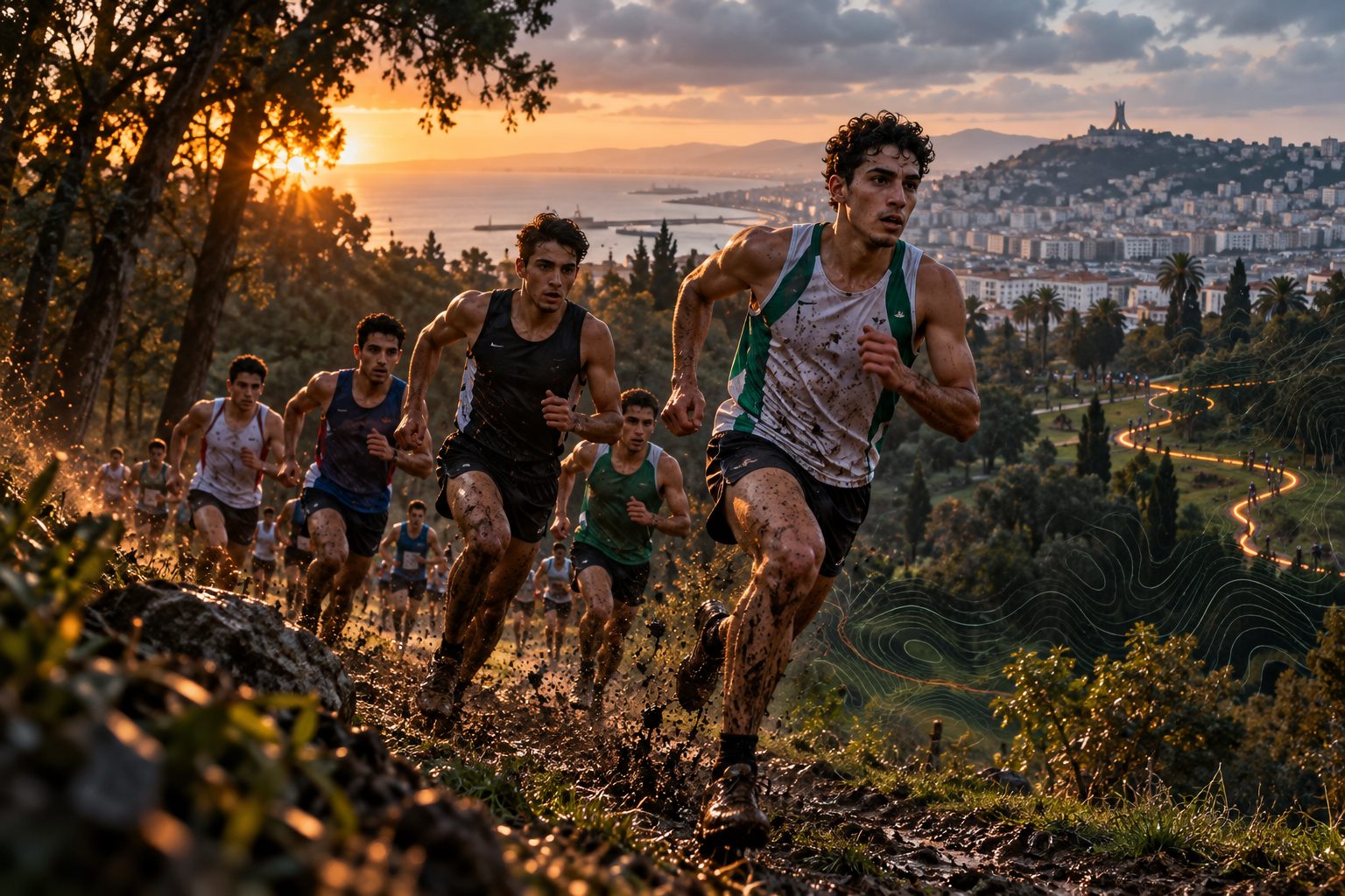 National University Cross — Men 10 km — race banner